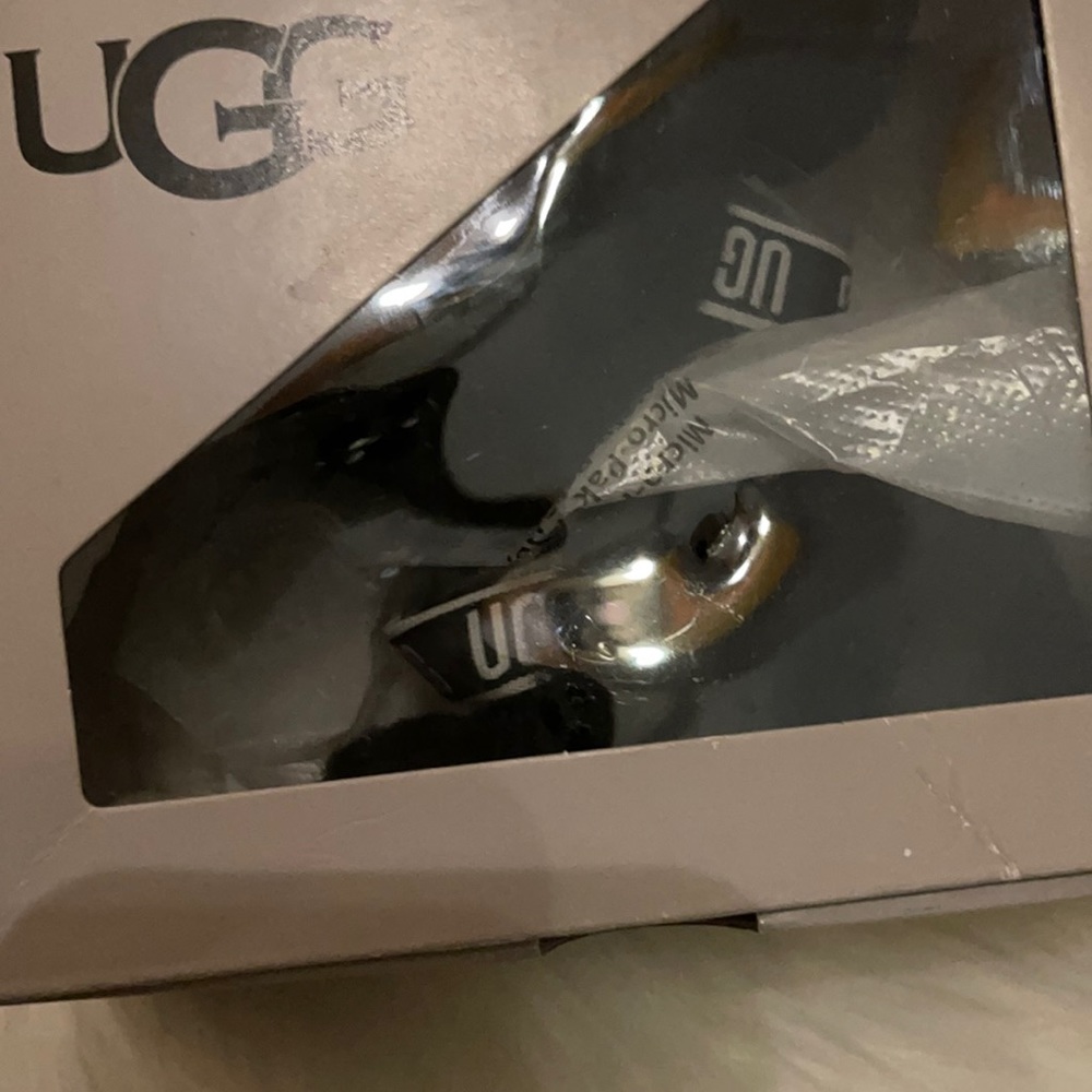 Baby Ugg Slides Black/White